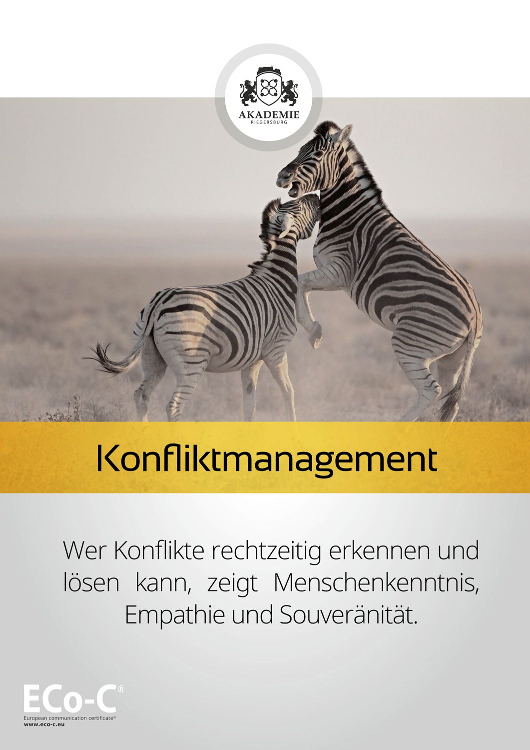 Seminar - Eco-C Modul Konfliktmanagement 
- 
Naturbursch Training Riegersburg - Teamtraining, Kletterkurse, Hochseilgarten